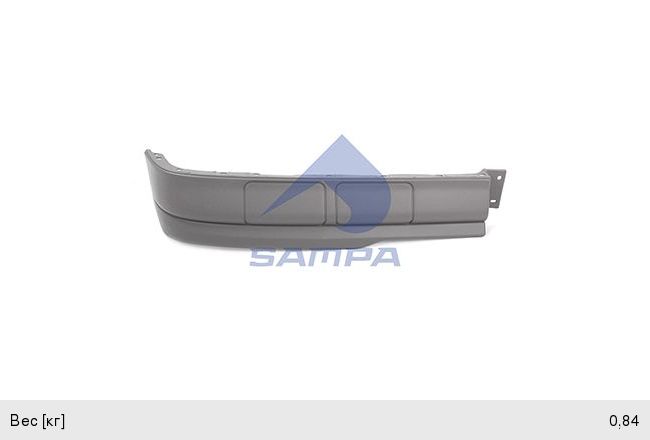 Изображение 1, 18100634 Спойлер бампера MERCEDES Axor 1 vers нижний правый SAMPA