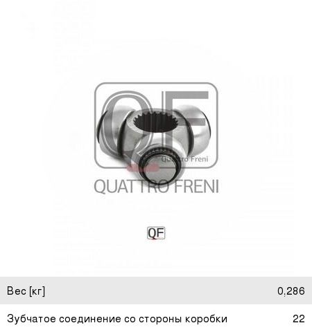 Трипоид VOLVO 22x30 QUATTRO FRENI - QF00000100 - купить в АвтоАльянс ...