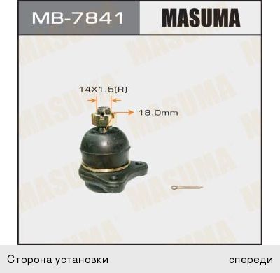 Опора шаровая MITSUBISHI Pajero (00-06) передняя верхняя леваяправая MASUMA