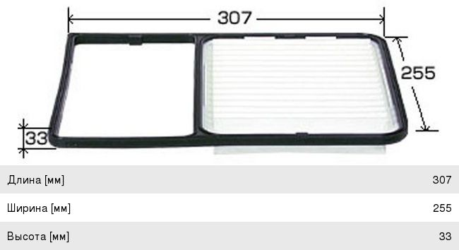 Изображение 1, A1016 Фильтр воздушный DAIHATSU Terios (J200, J210, J211) JS ASAKASHI