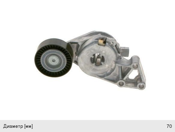 Ролик приводного ремня VW Bora, Golf, T5 AUDI A3 SKODA Octavia натяжителя (с демпфером) BOSCH