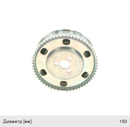 Шкив FIAT Doblo (10-) коленвала BOSCH