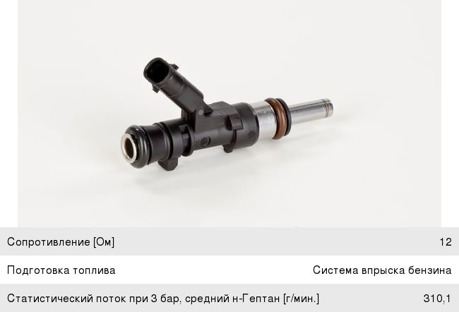 Форсунка MERCEDES C (W204) топливная BOSCH