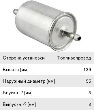 Изображение 1, FS516J Фильтр топливный NISSAN OPEL JS ASAKASHI