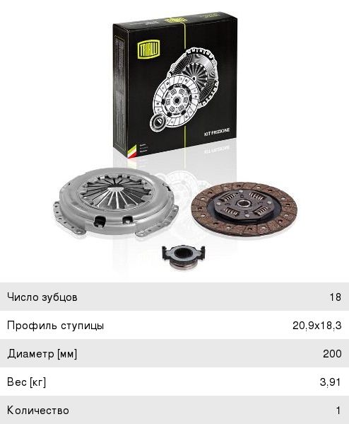 Сцепление ROVER 200 (96-05) комплект TRIALLI