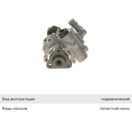 Насос гидроусилителя BMW X5 (E53) (4.44.6) BOSCH
