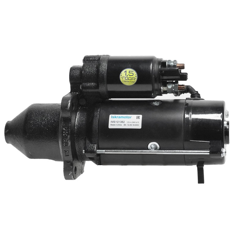 Изображение 1, IMS101382 Стартер 12V 42kW 10-зуб AZF4598 для John Deere Cummins New Holland Case ISKRAMOTOR