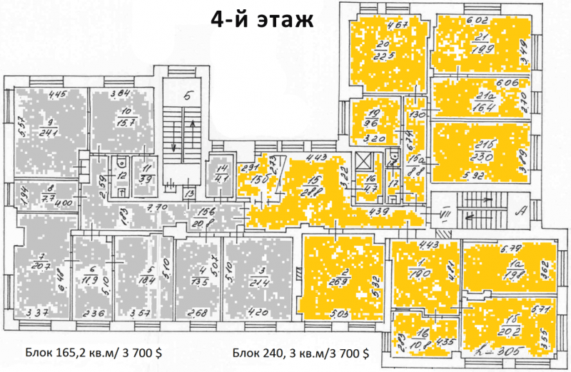 Схема 4 этажа