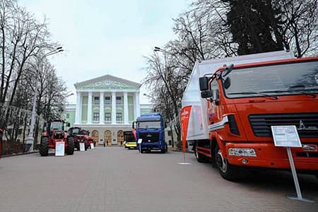 МАЗ на выставке БНТУ