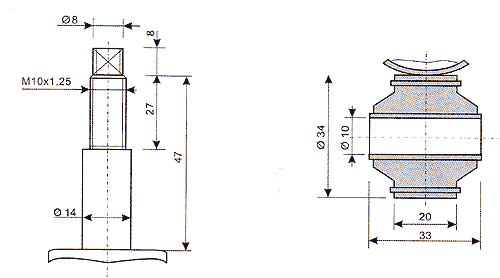 Амортизатор ВАЗ-2123 передний СААЗ 2123-2905004